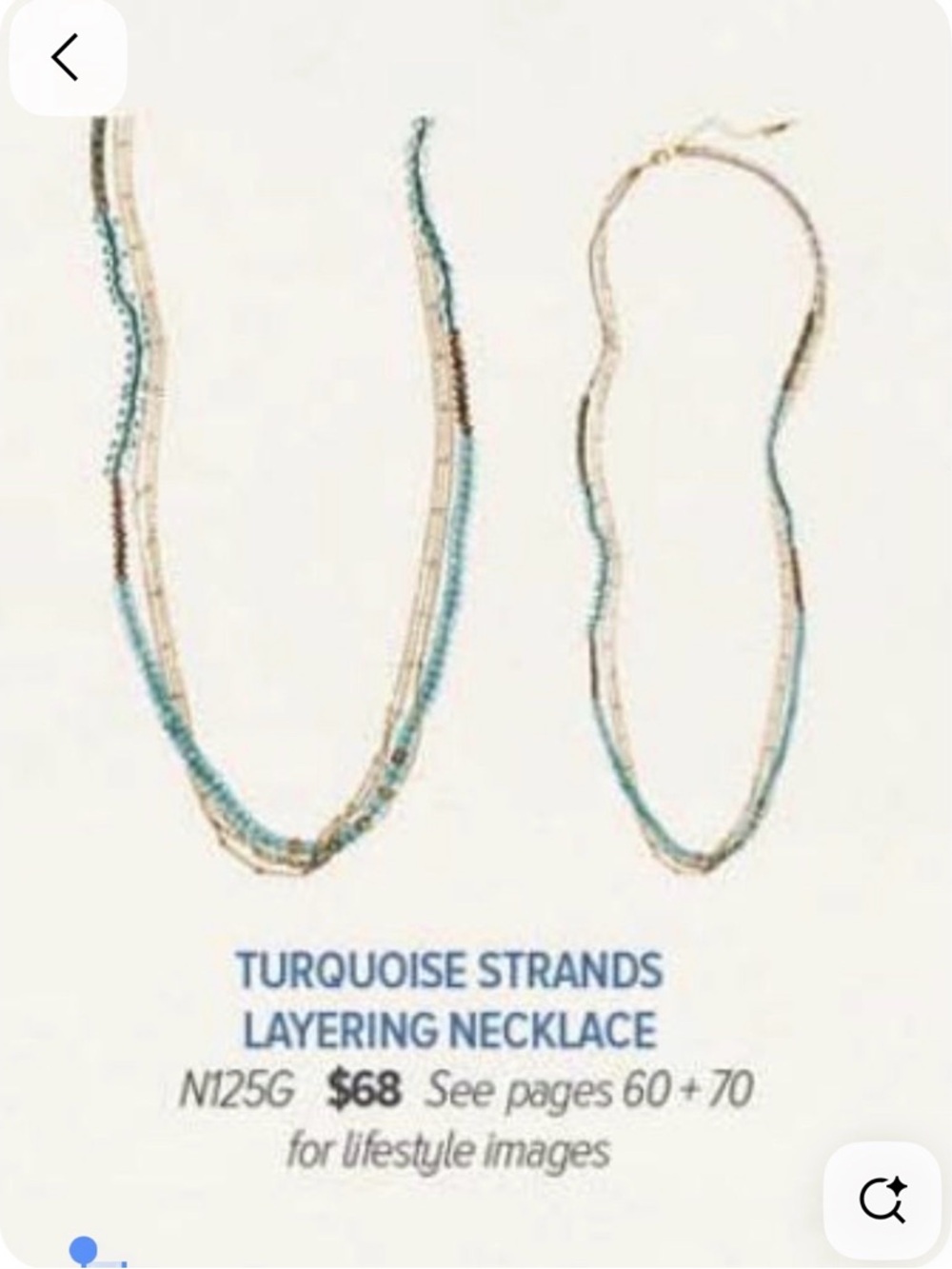 Chloe + Isabel Turquoise Strands layering necklace